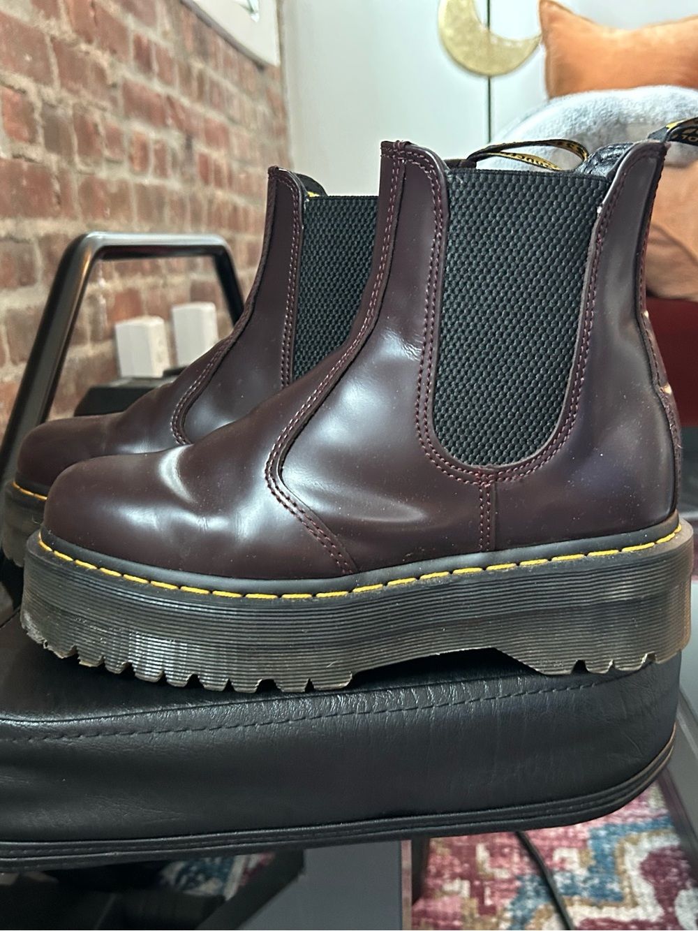 Dr. Marten Chelsea Platform Boots